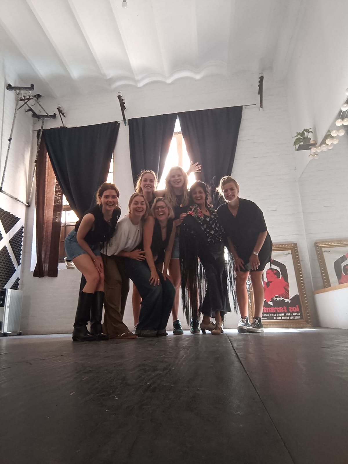 Clase de flamenco con Paulina Fornes