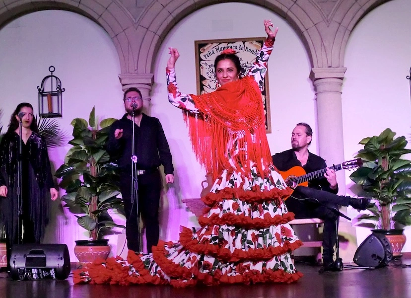 Paulina Fornes performing Flamenco Tradicional